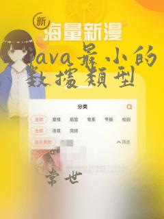 java最小的数据类型