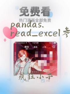 pandas.read_excel参数