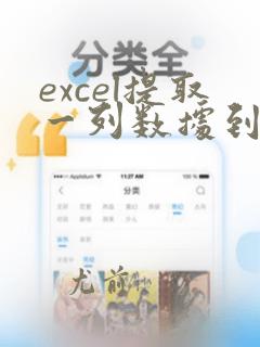excel提取一列数据到word