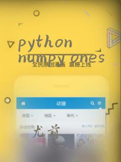 python numpy ones