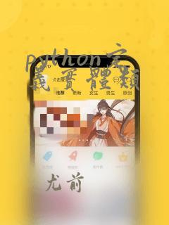 python定义实体类