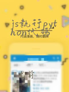 js执行python代码