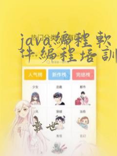 java编程软件编程培训班