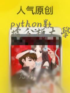 python数据分析大学课程