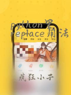 python里replace用法
