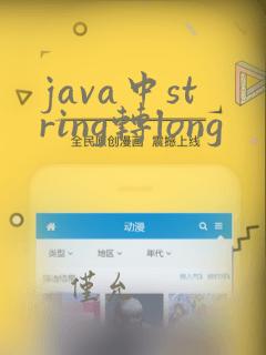 java中string转long