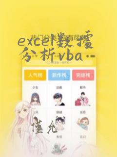 excel数据分析vba
