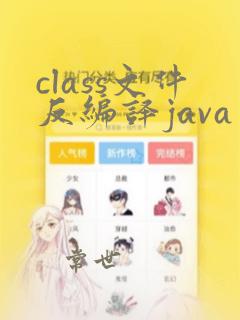 class文件反编译java