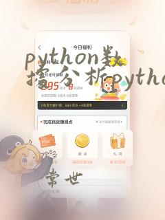python数据分析python数据分析