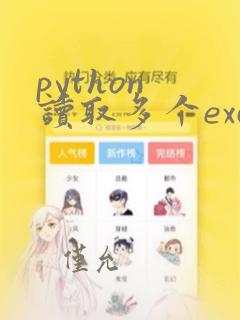 python 读取多个excel