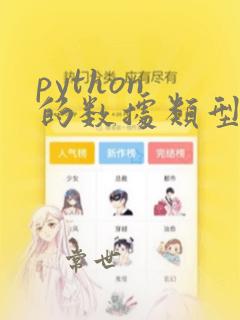 python 的数据类型