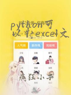 python可以对excel文件做操作吗