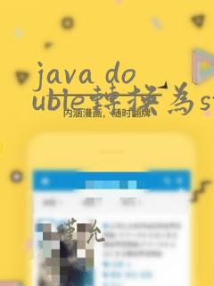 java double转换为string