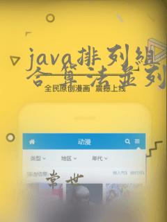 java排列组合算法并列出所有组合
