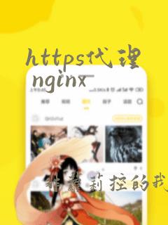 https代理 nginx