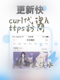 curl代理https访问