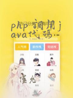php 调用java代码