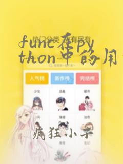 func在python中的用法