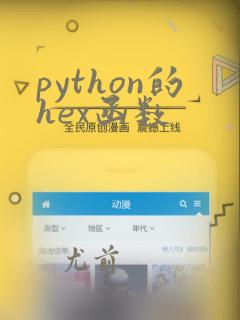 python的hex函数