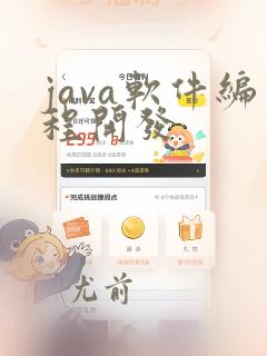 java软件编程开发