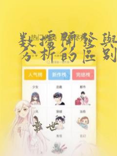 数据开发与数据分析的区别