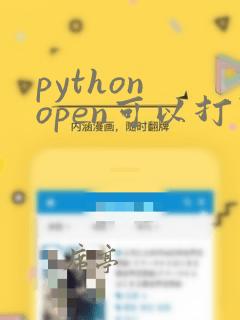 python open可以打开什么类型文件