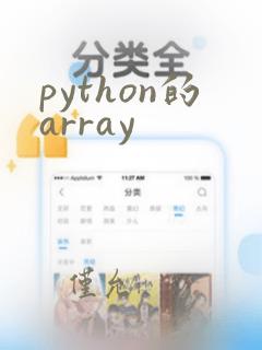 python的array