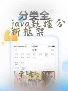 java数据分析框架