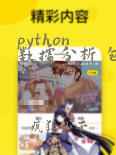 python 数据分析 包