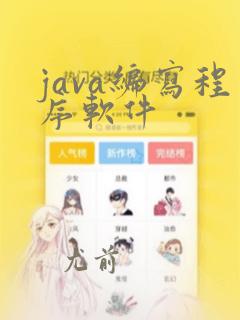 java编写程序软件