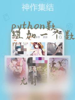 python数组加一个数
