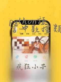 python语言中数据类型
