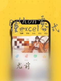 python处理excel公式