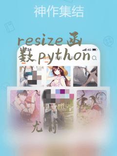 resize函数python