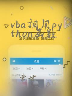 vba调用python函数