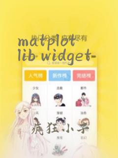 matplotlib widget