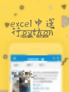 excel中运行python