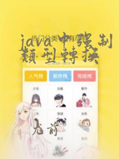 java中强制类型转换