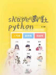 shape函数python