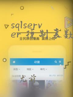 sqlserver 复制表数据
