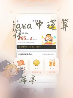 java中运算符