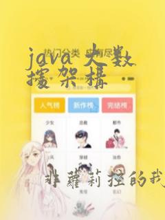 java 大数据架构
