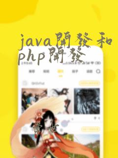 java开发和php开发