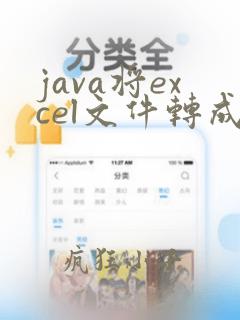 java将excel文件转成pdf