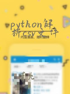 python解析csv文件