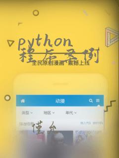 python 程序案例