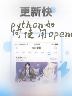 python如何使用opencv