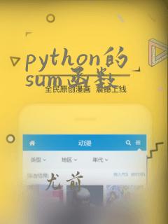 python的sum函数
