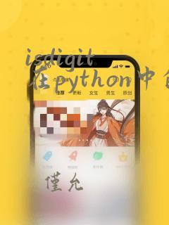 isdigit在python中的用法