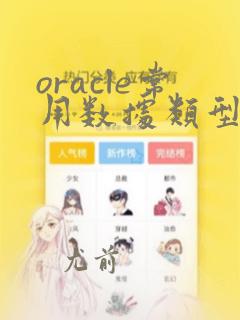 oracle常用数据类型